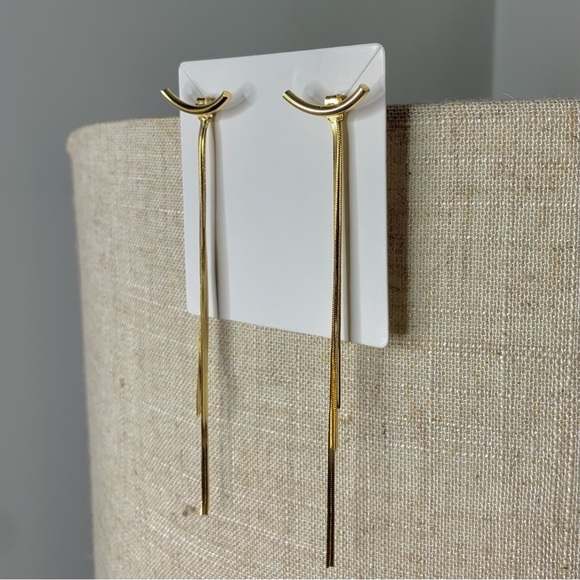 Kopen Australia Jewelry - Kopen Australia - Gold Costume Long Tassel Statement Earrings Chain Drop